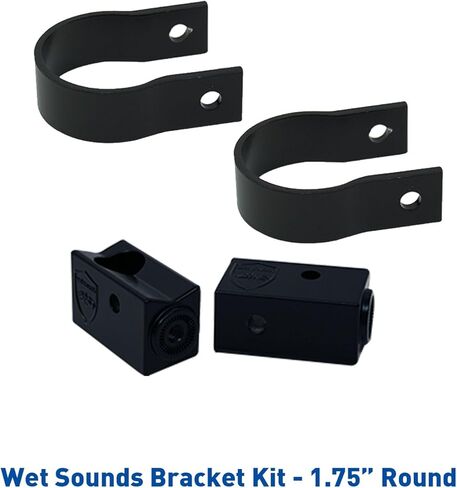 Wet Sounds Stealth Mounting Bracket Kit - Slider Bracket and Round 1.75 Tube clamp in Saudi Arabia