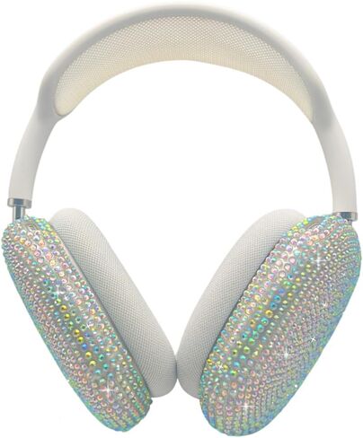 Case Cover for AirPods Max Headphones Glittering gem-Encrusted, Stars Sparkling Rhinestones Accessories Ultra Protective Cover for Apple AirPods Max in Kuwait