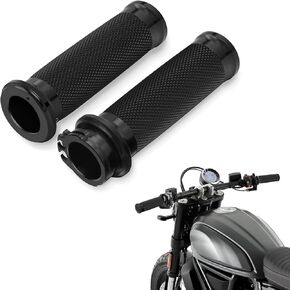 Amazicha Black 1 "دراجة نارية يدوية قبضة المقود المقود المتوافق مع Harley Sportster Touring Honda Kawasaki Suzuki Yamaha Bobber Chopper in Kuwait