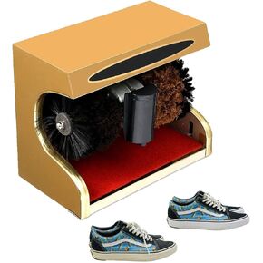 Automatic Shoe Polishing Machine,Electric Shoe Shine Polisher with Double Combination Brush,Automatic Induction,Low Noise,for Home Hotel Lobby in Saudi Arabia