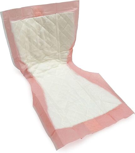 Vakly Extra Large Contoured Postpartum Pad Liners - Super-Absorbent 7" Wide x 14" Long - Maternity Peri Pads for Overnight Post Birth Leak Protection - Incontinence Liners 7x14 inches (60 Count) in Saudi Arabia