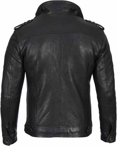 Fjackets Cafe Racer Jackets Real Leather للرجال - أسلوب خالدة وحرفية لا مثيل لها in Kuwait
