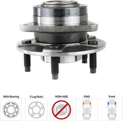 JC Whitney Suspension Kit Tik متوافقة مع شيفروليه Expenox 2005 ، Pontiac Torrent 2006 Front و Driver and Raptenger in Kuwait