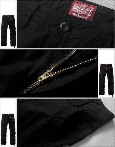 Match Men's Casual Wild Cargo Pants Outdoors Work Wear #6531 in Saudi Arabia