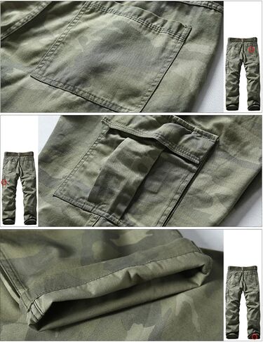 Match Men's Casual Wild Cargo Pants Outdoors Work Wear #6531 in Saudi Arabia