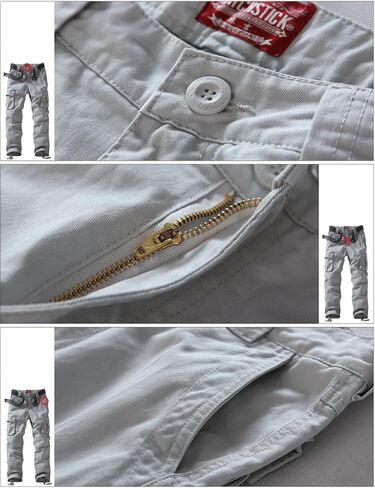Match Men's Casual Wild Cargo Pants Outdoors Work Wear #6531 in Saudi Arabia