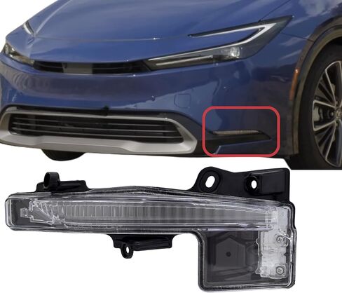LED LED Runk Running Assembly Placbly for 2023 2024 Toyota Prius/Prius Prime DRL مع جانب لمبة اليسار/السائق TO2562109 ، 812B0-47030 DOT/SAE متوافق in Saudi Arabia