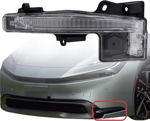 LED LED Runk Running Assembly Placbly for 2023 2024 Toyota Prius/Prius Prime DRL مع جانب لمبة اليسار/السائق TO2562109 ، 812B0-47030 DOT/SAE متوافق in Saudi Arabia