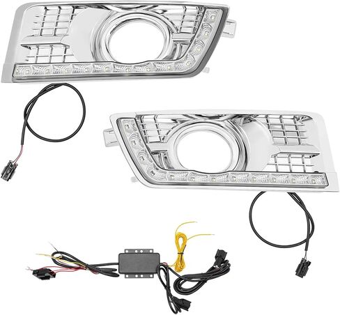 مصباح LED أثناء النهار تشغيل مصباح الضباب DRL مع إشارة بدوره إلى اليسار+الضوء الأيمن لـ SRX 2012-17 in Kuwait