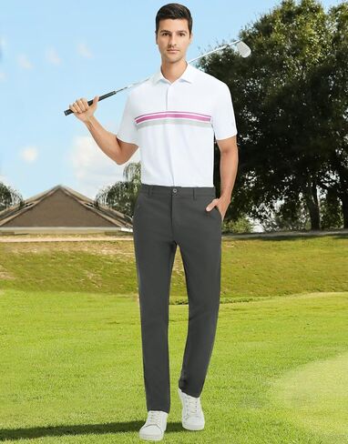 M Maelreg Mens Golf Pants 8 جيوب مقاومة للماء -30 "/32"/34 " in Kuwait