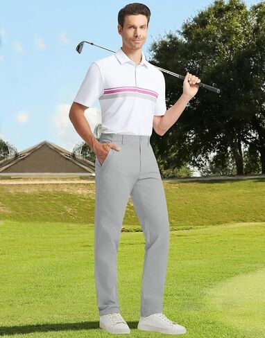 M Maelreg Mens Golf Pants 8 جيوب مقاومة للماء -30 "/32"/34 " in Kuwait