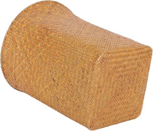 سلال الخوص من كابيلوك، سلة مهملات على الطراز الريفي، سلة قمامة، حامل تخزين، حاوية باقة من القش، سلة هدايا مزخرفة للمكتب، الحمام، غرفة النوم، المطبخ، 28 × 25 × 17 سم، سلة نفايات ورقية in Saudi Arabia