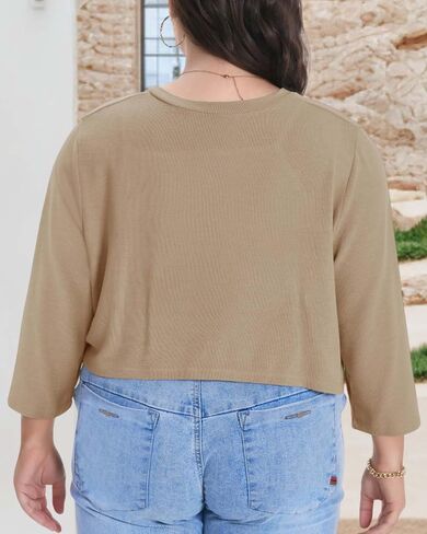Plus Size Shrugs for Women Cropped Cardigan Knit Sweaters Open Front Bolero in Kuwait