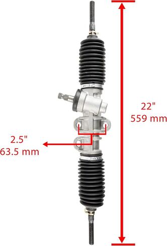 Caltric Steering Rack and Pinion Compatible With EZGO EZGO RXV Electric Gas 2008-Up 601500 618329 in Saudi Arabia