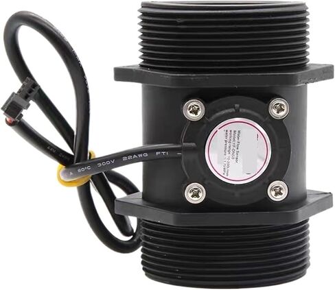 مقياس التدفق الرقمي مقياس المقياس الرقمي 3.5-24VDC G2 YF-DN50 مستشعر تدفق نبضات ماء المياه البلاستيكي in Saudi Arabia