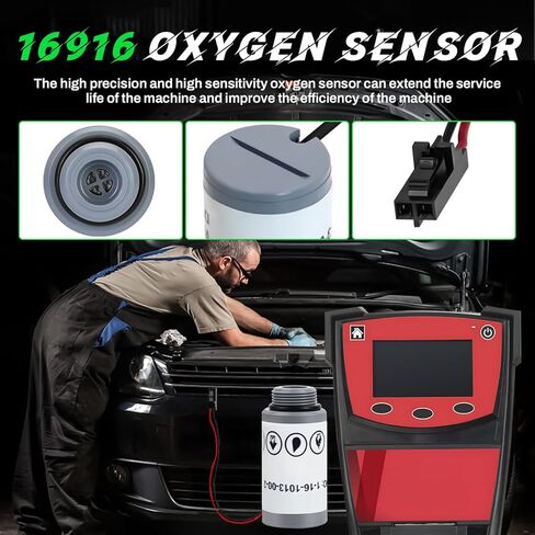 16916 استبدال مستشعر الأكسجين المتوافق مع آلات Rebinair R-1234YF ومعرفات التبريد 16990/16995-FITS AC1234-4 ، AC1234-4SL ، AC1234-4-4 ، AC1234-6 ، AC1234-9 in Kuwait
