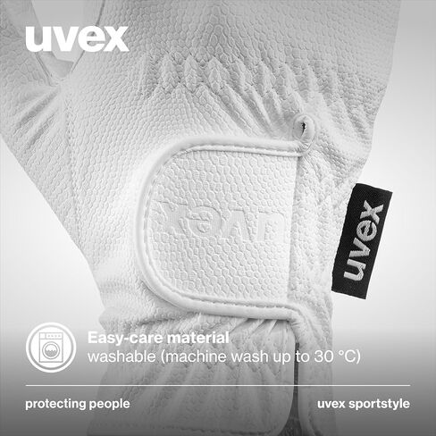 Uvex Sportstyle Horse Riding Gloves for Women & Men, Blue, 7 - Breathable, Washable & with Touchscreen Capability in Kuwait