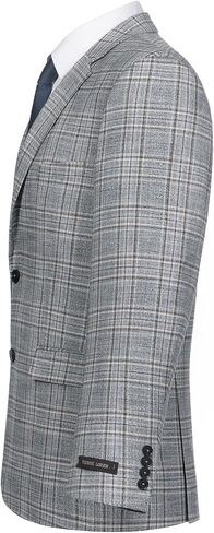 P&L Men's Classic Fit Houndstooth Blazer Sport Coat 2 Button Casual Jacket for Business, Party & Travel in Kuwait