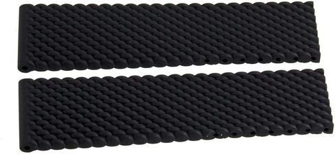22mm × 20 مم حزام فرقة الساعات المطاطية الأسود 279S in Saudi Arabia