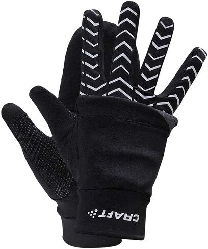 Craft Sportswear Unisex ADV Lumen Hybrid Glove | Reflective & Waterproof | 2-in-1 Mitten & Glove with Key Pocket | Perfect for Running & Cycling in Kuwait