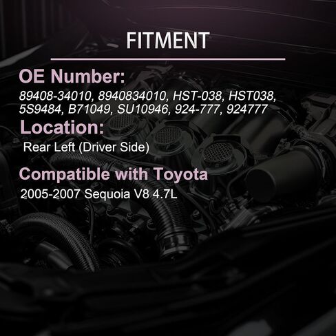 مستشعر مستوى ارتفاع مستوى الركوب مناسب لـ Toyota 2005 2006 2007 05 06 07 Sequoia V8 4.7L ، 89408-34010 ، 8940834010 ، HST-038 ، HST038 ، 5S9484 ، B71049 ، SU10946 ، 924-777 in Saudi Arabia