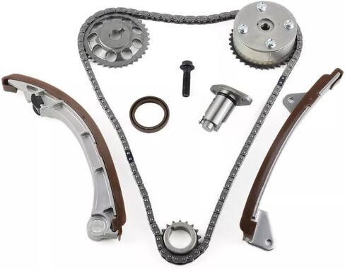 Geluoxi توقيت سلسلة VVT Gear Kit بديل لعام 2000-2008 Toyota Corolla Matrix Pontiac Vibe 1.8l 917-257 ، 13050-0d010 ، 13506-22030 ، 13523-0d010 in Saudi Arabia