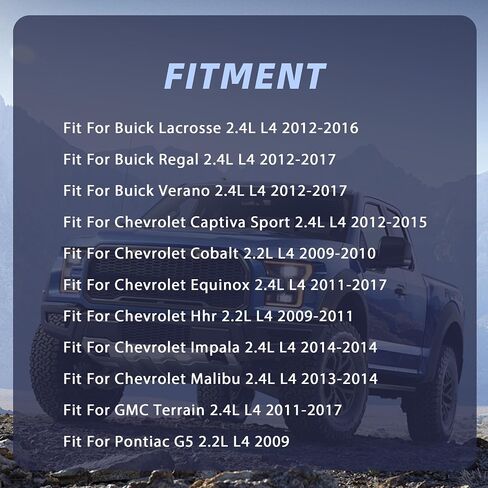 2.4L سلسلة توقيت مجموعة مجموعة حشية الرأس ومضخات الزيت/المياه مكبس الملاءمة لتضاريس GMC CHEVY Expenox Malibu Buick Regal Engine 2.4L 2007-2017 HS26517PT 9-4201SX 12680750 12608580 in Saudi Arabia