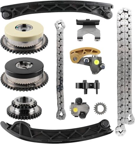Motoall VVT Sprocket Timing Chain Kit 12627114 ، 12638661 ، 12655716 ، 916-635 ، 916-938 Fit for Chevrolet ، for Buick ، for Cadillac GMC Malibu ATS in Saudi Arabia