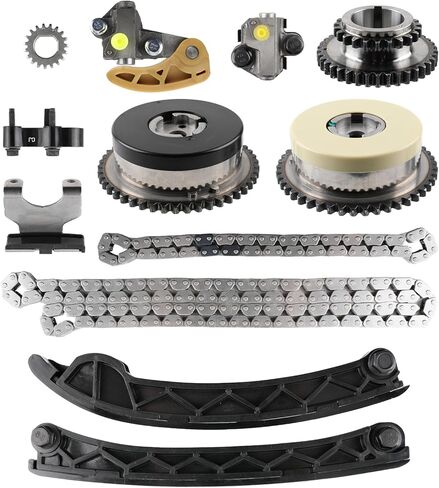 Motoall VVT Sprocket Timing Chain Kit 12627114 ، 12638661 ، 12655716 ، 916-635 ، 916-938 Fit for Chevrolet ، for Buick ، for Cadillac GMC Malibu ATS in Saudi Arabia