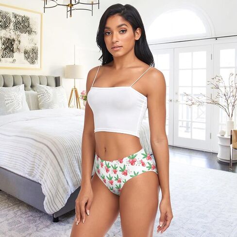 Women's Underwear Brief Breathable Soft Knickers Crab Swims Blue Ocean Large in Saudi Arabia