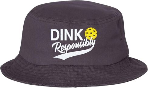 اذهب إلى دنك بشكل مضحك بمسؤولية Pickleball Bucket Ponytail Visor Progroeded Cap Dad Hat in Kuwait