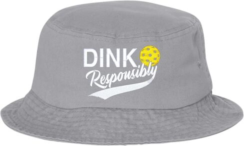 اذهب إلى دنك بشكل مضحك بمسؤولية Pickleball Bucket Ponytail Visor Progroeded Cap Dad Hat in Kuwait