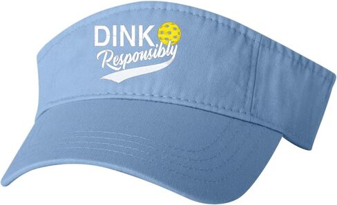 اذهب إلى دنك بشكل مضحك بمسؤولية Pickleball Bucket Ponytail Visor Progroeded Cap Dad Hat in Kuwait