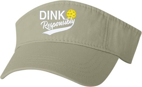 اذهب إلى دنك بشكل مضحك بمسؤولية Pickleball Bucket Ponytail Visor Progroeded Cap Dad Hat in Kuwait