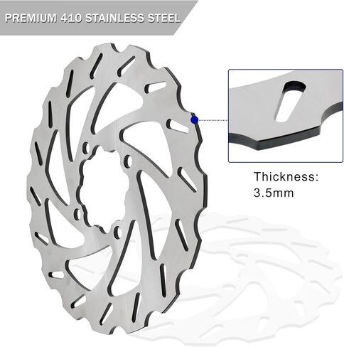 200MM Rear Brake Rotor Disc Compatible with Yamaha Raptor 700 700R YFM700R 2006-2024, for YFZ450 2006-2013, for YFZ450R 2009-2023, YFZ450X 2010-2011, OEM# 1S3-2582W-00-00, 1S3-2582W-10-00 in Saudi Arabia