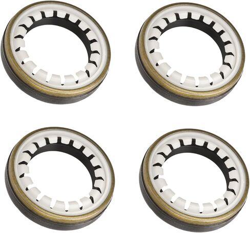 حلقات ختم العمود حرارة ارتداء الحرارة اليسرى بوكب العرف على بديل زخارف زخرفة لسكودو لانسيا 4pcs in Saudi Arabia