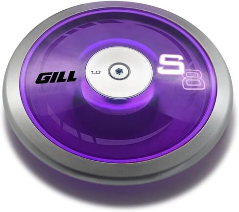 Gill Athletics S8 Spin Disc for Track - 1.6 KG Discus Training Equipment, 75% Rim Weight, 1.6k Track & Field Throwing Equipment, Mens Discus and Womens Discus, 1.6 kg Discus Track and Field in Saudi Arabia