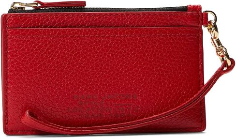 Marc Jacobs The Top Zip Wristlet Wallet True Red One Size in Saudi Arabia