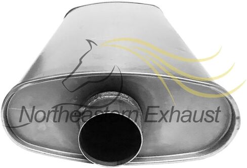 العادم الشمالي الشرقي | كاتم الصوت الفولاذ المقاوم للصدأ ونظام العادم Tailpipe طقم CompAdible لجيب جراند شيروكي 1999-2001 4.7L و 4.0L | المشابك المجانية شملت | جزء استبدال السيارات in Kuwait