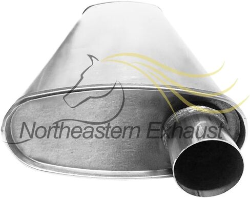 العادم الشمالي الشرقي | كاتم الصوت الفولاذ المقاوم للصدأ ونظام العادم Tailpipe طقم CompAdible لجيب جراند شيروكي 1999-2001 4.7L و 4.0L | المشابك المجانية شملت | جزء استبدال السيارات in Kuwait