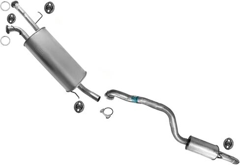 Replacement Parts for Muffler Resonator Tail Pipes Exhaust System For 2008 2009 2010 2011 2012 2013 2014 2015 2016 2017 2018 2019 2020 2021 2022 Toyota Sequoia in Kuwait