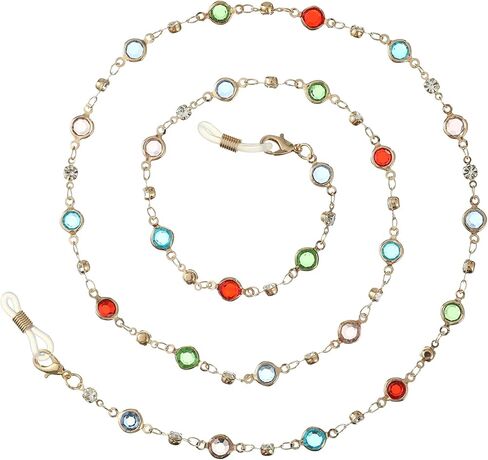 حامل سلسلة النظارات ، حبل رقبة بالخرز لنظارات القراءة والنظارات الشمسية والنساء والفتيات in Kuwait