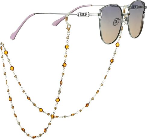Eyeglasses Chain Holder, Beaded Neck Cord for Reading Glasses and Sunglasses, Women and Girls in Saudi Arabia