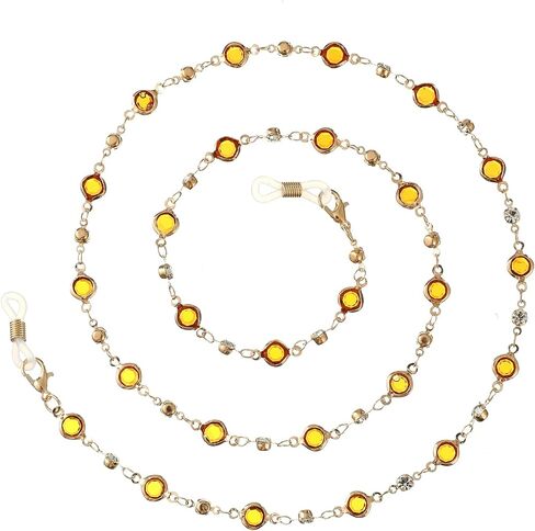 Eyeglasses Chain Holder, Beaded Neck Cord for Reading Glasses and Sunglasses, Women and Girls in Saudi Arabia