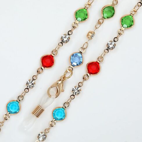 حامل سلسلة النظارات ، حبل رقبة بالخرز لنظارات القراءة والنظارات الشمسية والنساء والفتيات in Kuwait