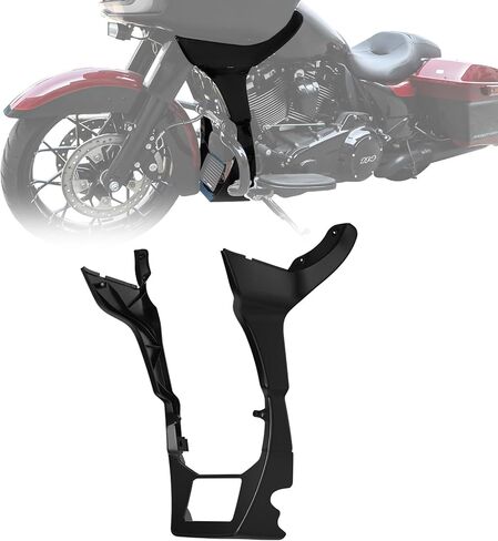Fairings Spoiler Covers for Road Glide Protector Accessories, Carbon Fiber Side Fairing Spoilers Cover w/Extended Airing Chin Spoilers Kit Fit for Harley Road Glide 2017-2023 in Saudi Arabia