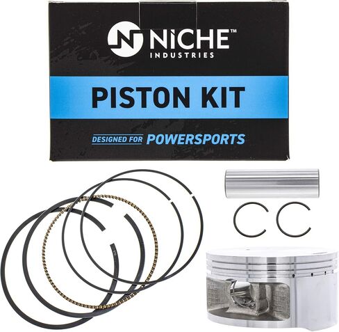 Niche Big Bore Piston Cylinder 102mm Kit لـ Yamaha Raptor Grizzly Rhino 660 3YF-11310-01 93450-24028-00 in Saudi Arabia
