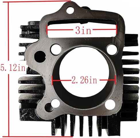 Redcap 54mm Bore Bore Rebuild Kit مع حشوات مكبس حشوات متوافقة مع محركات صينية من 4 سكان من طرازات 125cc للدراجات الترابية Honda CRF SSR in Kuwait