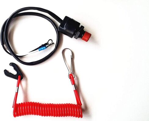 YoHa Boat Engine Safety Kill Stop Switch Lanyard Emergency Cut Off Cord for Yamaha Tohatsu Outboard Motors in Kuwait