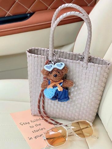 سحر Bear Keychain Bag المحفظة سحر مفاتيح لطيف للنساء حقائب اليد ، حقائب الظهر ، محفظة in Kuwait
